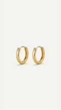 Women's Gold-Plated Mini Huggie Hoops